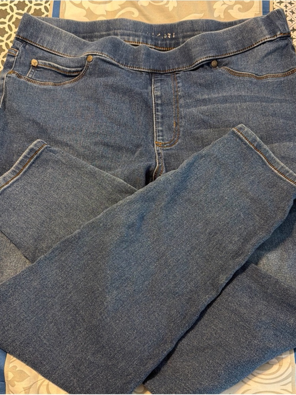 Blue Stretch Denim Jeans